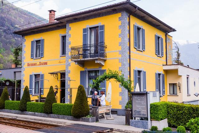 Ristorante Della Stazione Da Yanelo Bed and Breakfast Intragna Buitenkant foto